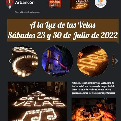 noche de las velas arbancon|A LA LUZ DE LAS VELAS. ARBANCON 2024